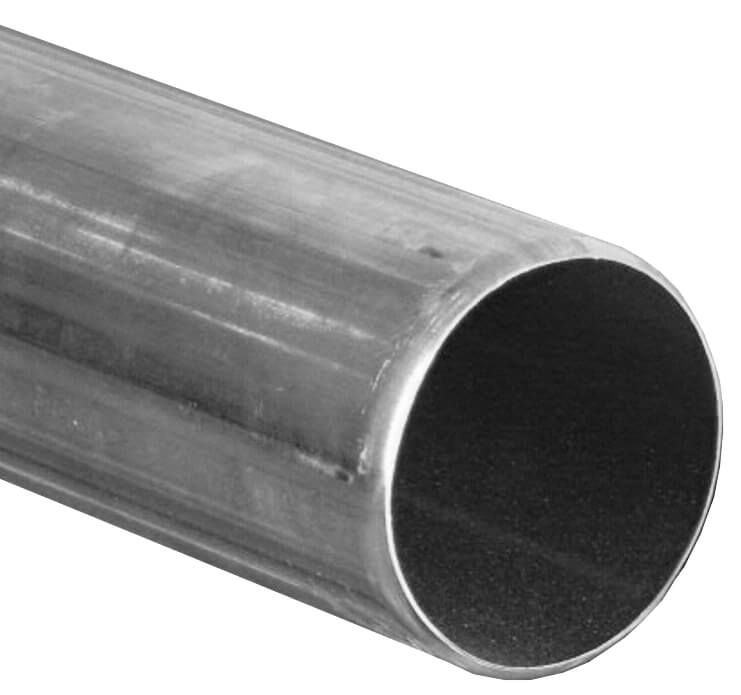 Zinc Round Downpipe - 80mm x 2.4mtr Length