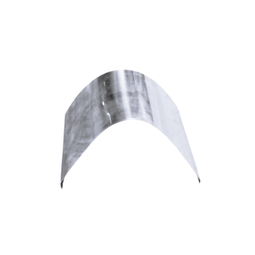 Zinc Curved / Half Round Roof Ridge - 230mm Side x 2.4mtr