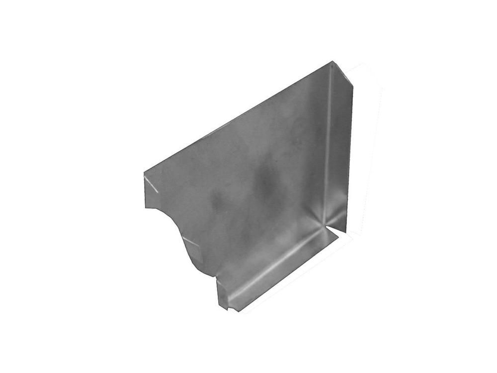 Zinc Ogee Gutter Left Stop End - 125mm