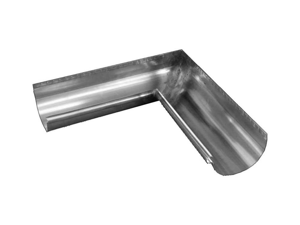 Zinc Half Round Gutter Internal Corner - 135 Degree x 125mm