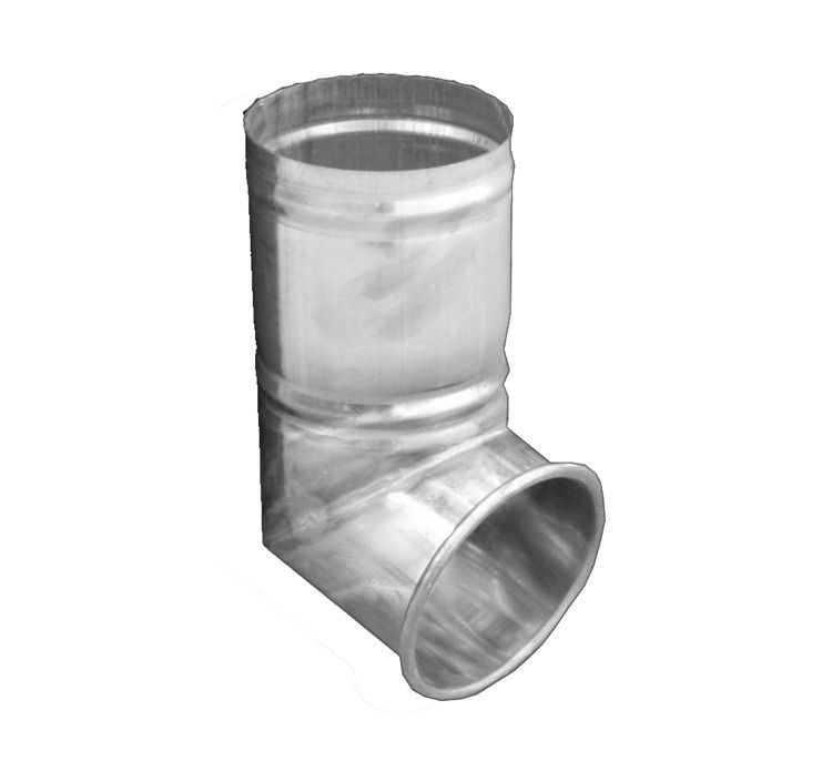 Zinc Round Downpipe Shoe - 80mm