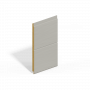Double Tongue & Groove MDF Cladding - 244mm x 4.88mtr Grey Primed