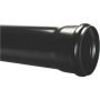 FloPlast Industrial/ Xtraflo Downpipe Single Socket - 110mm x 1mtr Black