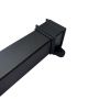 FloPlast Cast Iron Effect Square Downpipe Socketed With Ears - 65mm x 2.5mtr