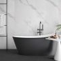 Internal Wall Panel - 250mm x 2600mm x 7.5mm Matt Carrara Marble - Pack of 4