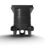 FloPlast Inspection Chamber Set with 80mm Deep Block Paviour/ Paving Slab Cover - 450mm Diameter