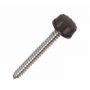 Gutter Downpipe Fitting Fixings Cast Iron Effect - Pack of 10