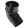 Round Downpipe Offset Bend - 112.5 Degree x 68mm Black