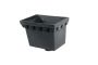 Cast Iron Rectangular Standard Hopper Head Castellated Outlet - 255mm for 75mm Downpipe Grey Primer