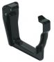 FloPlast Ogee Gutter Fascia Bracket - 110mm x 80mm Black