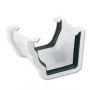 FloPlast Square to Ogee Left Hand Gutter Adaptor - White