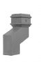 Cast Iron Rectangular Downpipe - 150mm Side Projection 100mm x 75mm Primed