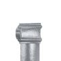 Cast Iron Rectangular Eared Downpipe - 100mm x 75mm x 914mm Primed