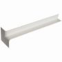 White Fascia Capping Board Internal Corner - 300mm