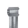 Cast Iron Square Eared Downpipe - 75mm x 1829mm Primed