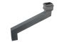 Cast Iron Square Downpipe Offset - 533mm Projection 75mm Primed