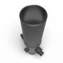 SiltGuard Silt Trap Heavy Duty with Filter  - 1475mm Deep x 300mm Diameter with 110mm Outlets