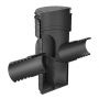 SiltGuard Silt Trap with Filter And Lid - 1080mm Deep x 450mm Diameter with 225mm Twinwall Outlets