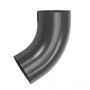 Steel Downpipe Bend - 60 Degree x 87mm Graphite Grey