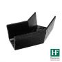 Cast Iron Box Gutter Angle - 135 Degree x 100mm Black