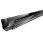 Cast Iron Moulded Ogee Gutter - 100mm x 1829mm Black