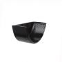 Cast Iron Half Round Gutter Internal Stopend - 125mm Black