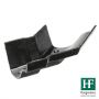 Cast Iron Ogee Gutter External Angle - 135 Degree x 115mm Black