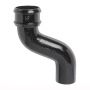 Cast Iron Round Downpipe Offset - 150mm Projection 100mm Black