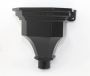 Cast Iron Round Downpipe Hopper Head Fluted Flanged Outlet - 65mm Black