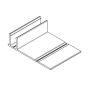 Aluminium Cladding Two Part Finishing Trim - 70mm x 5650mm Natural Oak