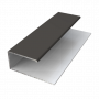 Natura Cladding Aluminium J Edge Trim - 5mtr For Aged Padauk - Pack of 2