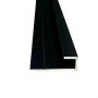 Compact Composite Wall Panel End Cap - 2440mm Black Tile