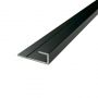 Compact Composite Wall Panel End Cap - 2440mm Black Tile