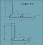 Fibre Cement Cladding Aluminium Bottom Vent Strip - 3mtr