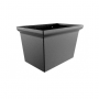 Cast Aluminium Round Centurian Large Hopper - 76mm PPC Finish Black