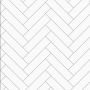 Internal Cladding Panel - 250mm x 2600mm x 8mm Chevron White - Pack of 4 - For Bathrooms/ Kitchens/ Ceilings