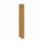 Copper Fascia L Profile Stop End - 150mm