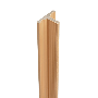 Composite Slatted Cladding Joint Trim - 3.6mtr Natural Oak