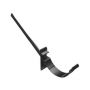 Aluminium Beaded Half Round Gutter Side Rafter Bracket - 125mm Black