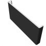 Black Smooth Fascia Capping Board Double Ended Box End - 410mm x 10mm x 1.25mtr
