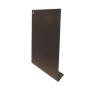 Aluminium Fascia V Profile Box End Assembly - 400mm x 2mm x 400mm Anthracite Grey