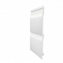 Embossed Double Shiplap Cladding - 333mm x 5mtr White - Pack 2