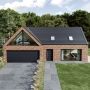 Galeco Brosa Modular Metal Roof Tile - Dark Graphite Semi Matt