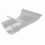 Cast Iron Beaded Half Round Gutter Left Hand Angle - 90 Degree x 150mm Primed