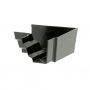 Cast Iron H16 Ogee Gutter Internal Angle - 90 Degree x 150mm Black