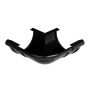 Galeco Industrial Gutter External Angle - 90 Degree x 150mm Black