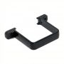 FloPlast Square Flush Downpipe Clip - 65mm Black