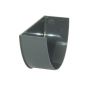 FloPlast Deepflow/ Hi-Cap Gutter Internal Stopend - 115mm x 75mm Anthracite Grey