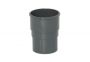 Round Downpipe Socket - 68mm Anthracite Grey