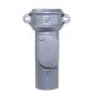 Cast Iron Round Downpipe Eared Access Pipe - 150mm Primed